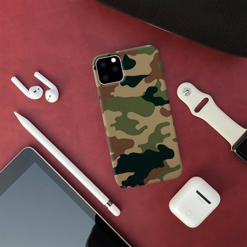 Camo Black And Green Pattern Mobile Case Cover For Iphone 11 Pro