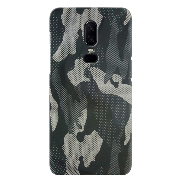 Camo Dots Pattern Mobile Case Cover For Oneplus 6