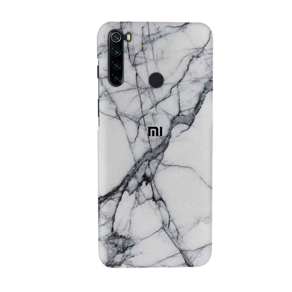 Light Grey Marble Pattern Mobile Case Cover For Redmi Note 8