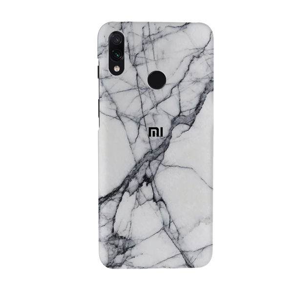 Light Grey Marble Pattern Mobile Case Cover For Redmi Note 7 Pro