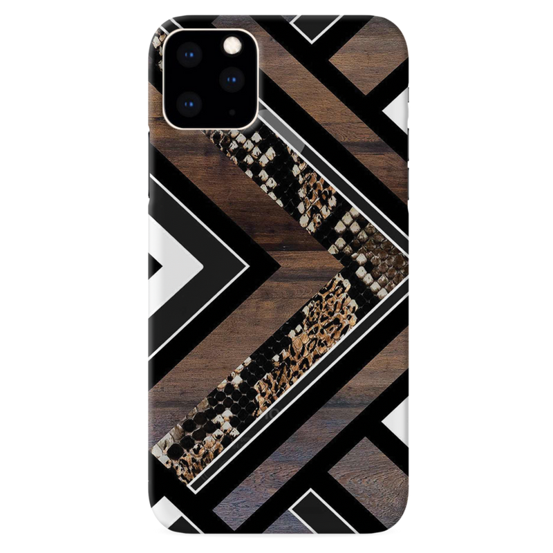 Carpet Pattern Black, White and Brown Pattern Mobile Case Cover For Iphone 11 Pro