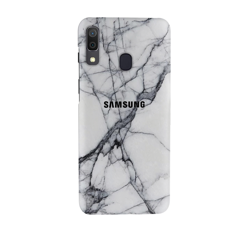 Light Grey Marble Pattern Mobile Case Cover For Galaxy A30