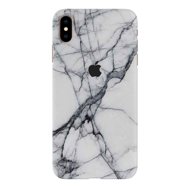 Light Grey Marble Pattern Mobile Case Cover For Iphone XS MAX