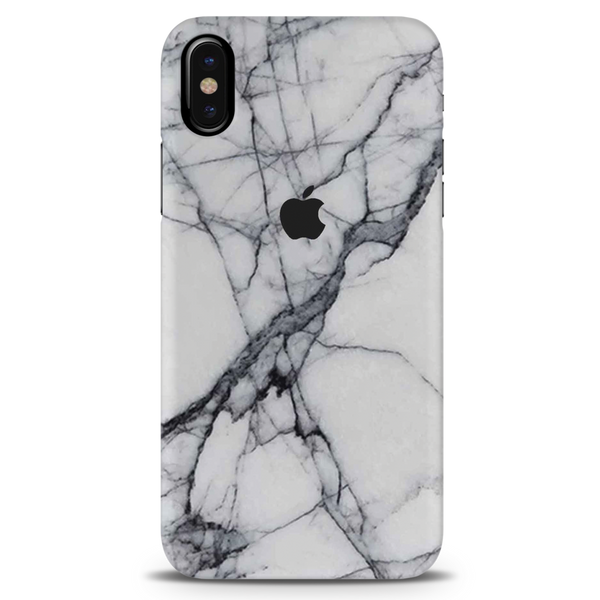 Light Grey Marble Pattern Mobile Case Cover For Iphone X