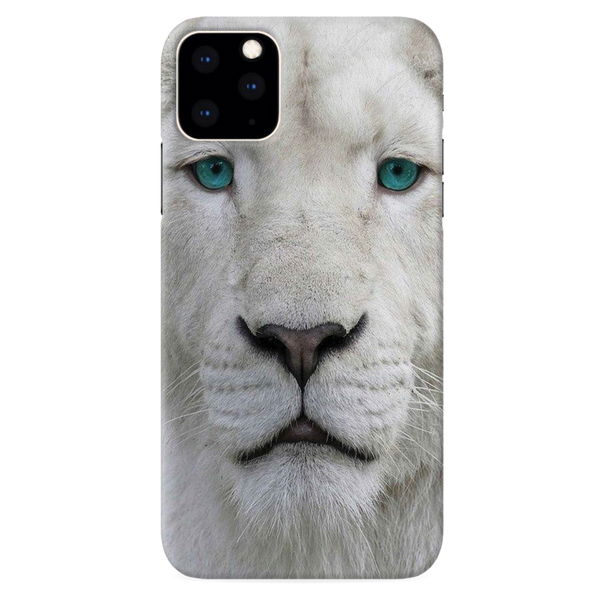 White Lion Portrait Pattern Mobile Case Cover For Iphone 11 Pro