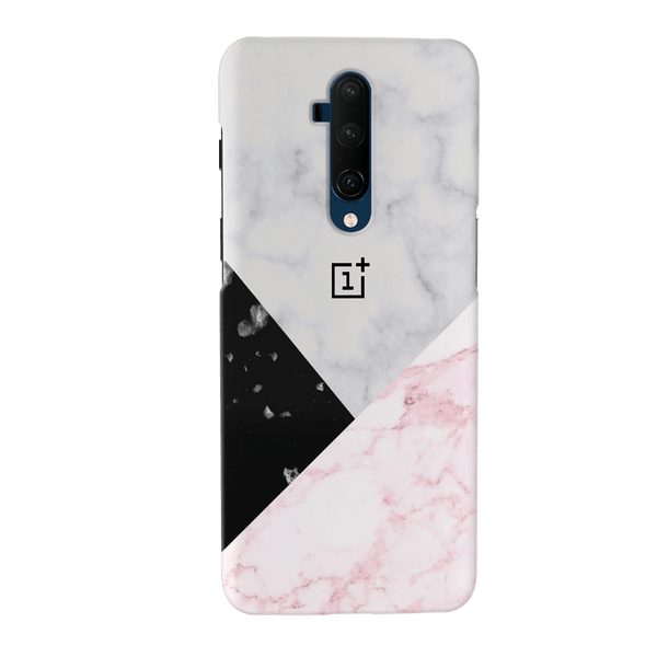 Pink Black & White Marble Pattern Mobile Case Cover For Oneplus 7t Pro