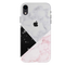 Pink Black & White Marble Pattern Mobile Case Cover For Iphone XR