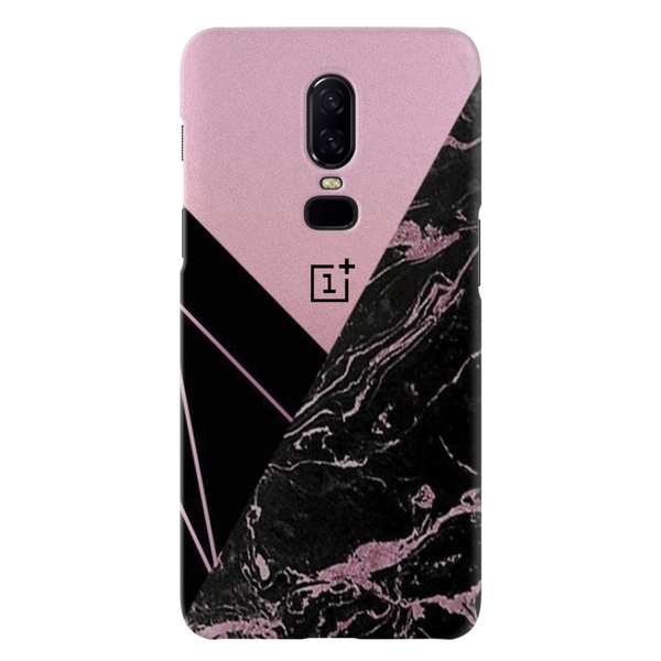 Black Tiles Pattern Mobile Case Cover For Oneplus 6