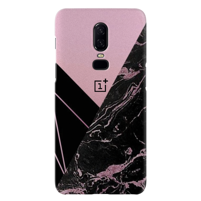 Black Tiles Pattern Mobile Case Cover For Oneplus 6