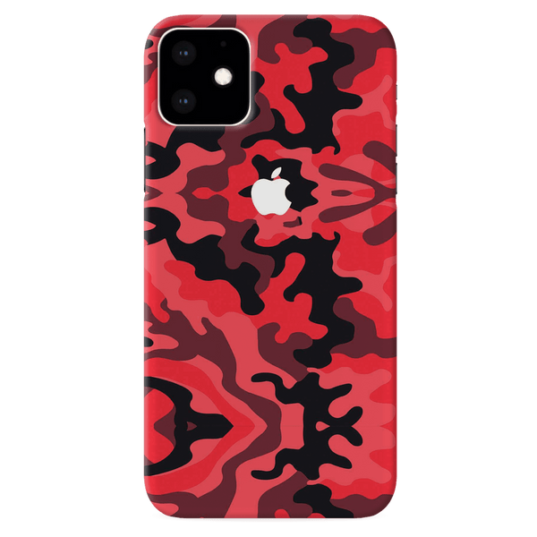 Military Red Camo Pattern Mobile Case Cover For Iphone 11 Pro