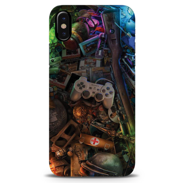 Gaming Pattern Mobile Case Cover For Iphone X