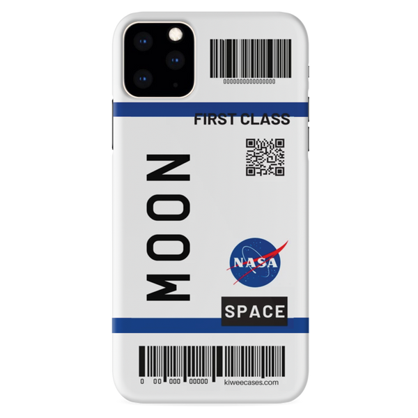 Flying to Moon Flight Ticket Pattern Mobile Case Cover For Iphone 11 Pro Max