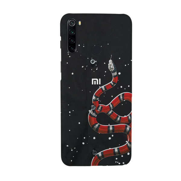 Snake in Galaxy Pattern Mobile Case Cover For Redmi Note 8
