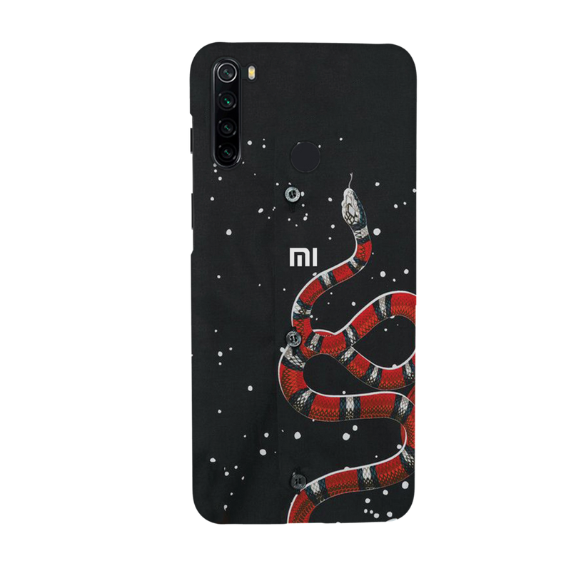 Snake in Galaxy Pattern Mobile Case Cover For Redmi Note 8