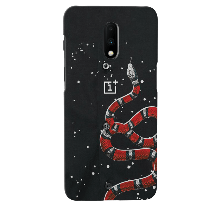 Snake in Galaxy Pattern Mobile Case Cover For Oneplus 7