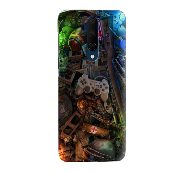 Gaming Pattern Mobile Case Cover For Oneplus 7t Pro