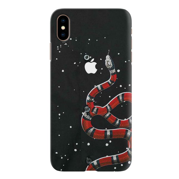 Snake in Galaxy Pattern Mobile Case Cover For Iphone XS MAX