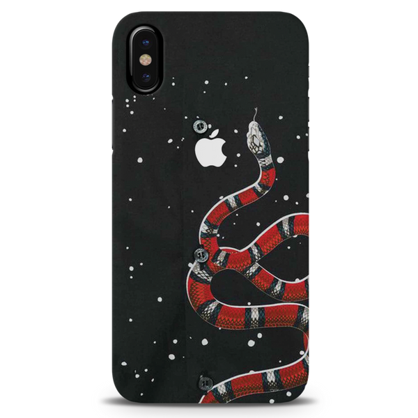 Snake in Galaxy Pattern Mobile Case Cover For Iphone X