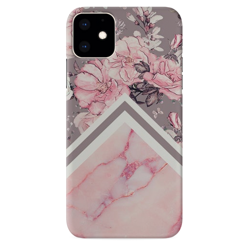 Tiles and Floral Pattern Mobile Case Cover For Iphone 11