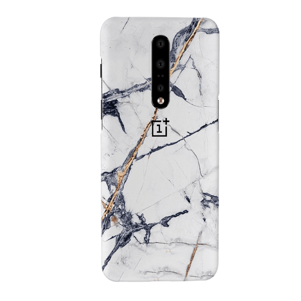 Light Grey Marble Pattern Mobile Case Cover For Oneplus 7 Pro