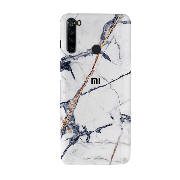 White Marble Pattern Mobile Case Cover For Redmi Note 8