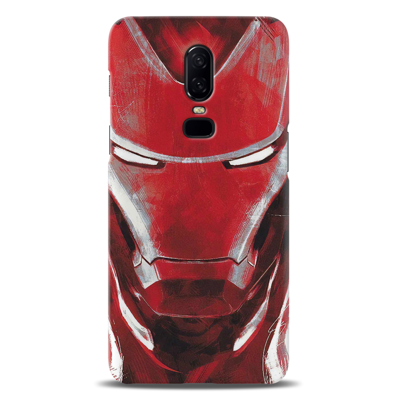 Iron Man Suit Pattern Mobile Case Cover For Oneplus 6