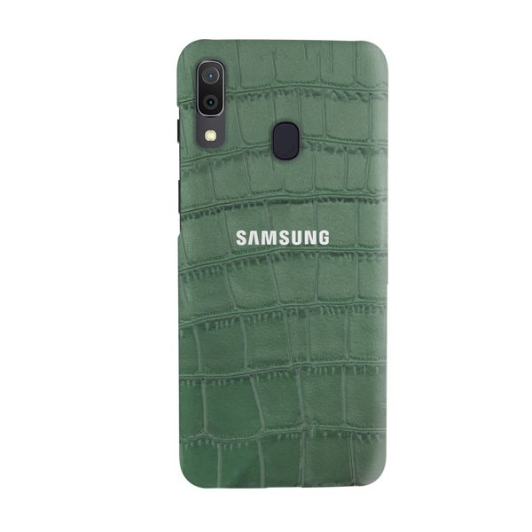 Green Boxes Pattern Mobile Case Cover For Galaxy A30