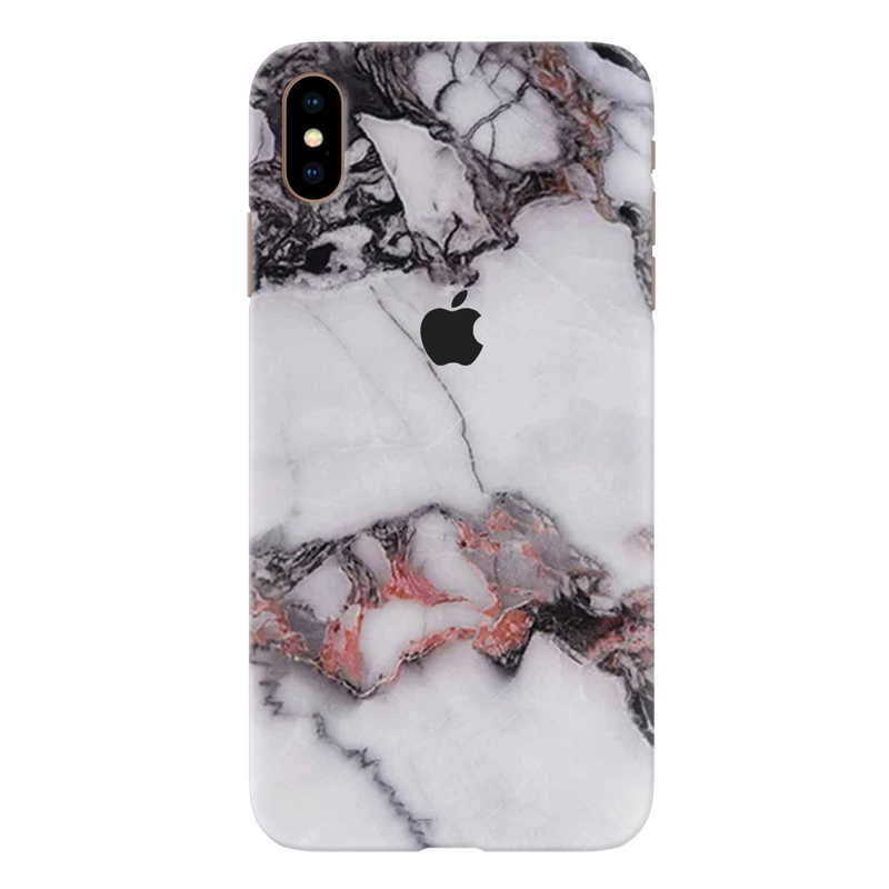 White & Black Marble Pattern Mobile Case Cover For Iphone XS MAX