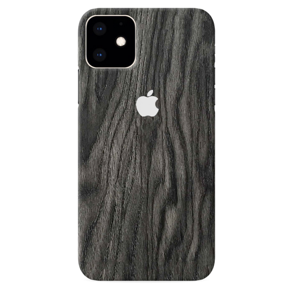 Black Wood Surface Pattern Mobile Case Cover For Iphone 11