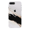 Black Patch White Marble Pattern Mobile Case Cover For Iphone 7 Plus