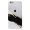 Black Patch White Marble Pattern Mobile Case Cover For Iphone 6 Plus