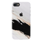 Black Patch White Marble Pattern Mobile Case Cover For Iphone 7