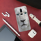 White Lion Portrait Pattern Mobile Case Cover For Oneplus 6