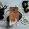 Wood Surface and Snowflakes Pattern Mobile Case Cover For Oneplus 6t