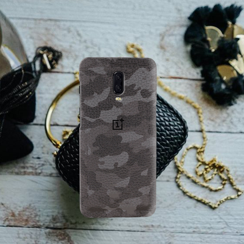 Camo Distress Pattern Mobile Case Cover For Oneplus 6t