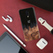 Wood Pattern With Snowflakes Pattern Mobile Case Cover For Oneplus 6t