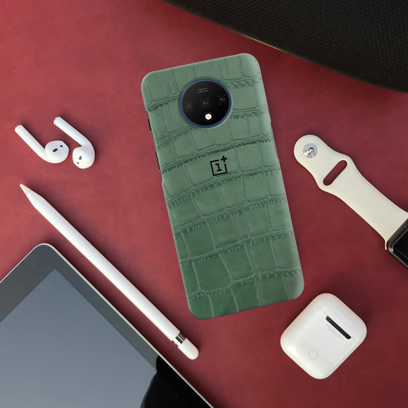 Green Boxes Pattern Mobile Case Cover For Oneplus 7t