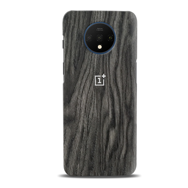 Black Wood Surface Pattern Mobile Case Cover For Oneplus 7t