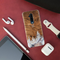 Wood Surface and Snowflakes Pattern Mobile Case Cover For Oneplus 7t Pro