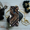 Carpet Pattern Black, White and Brown Pattern Mobile Case Cover For Oneplus 7t Pro
