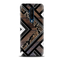 Carpet Pattern Black, White and Brown Pattern Mobile Case Cover For Oneplus 7t Pro