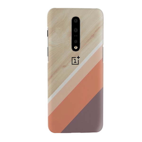 Wooden Pattern Mobile Case Cover For Oneplus 7 pro
