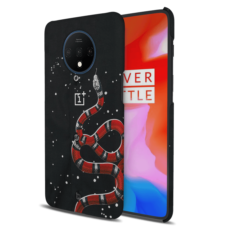 Snake in Galaxy Pattern Mobile Case Cover For Oneplus 7t