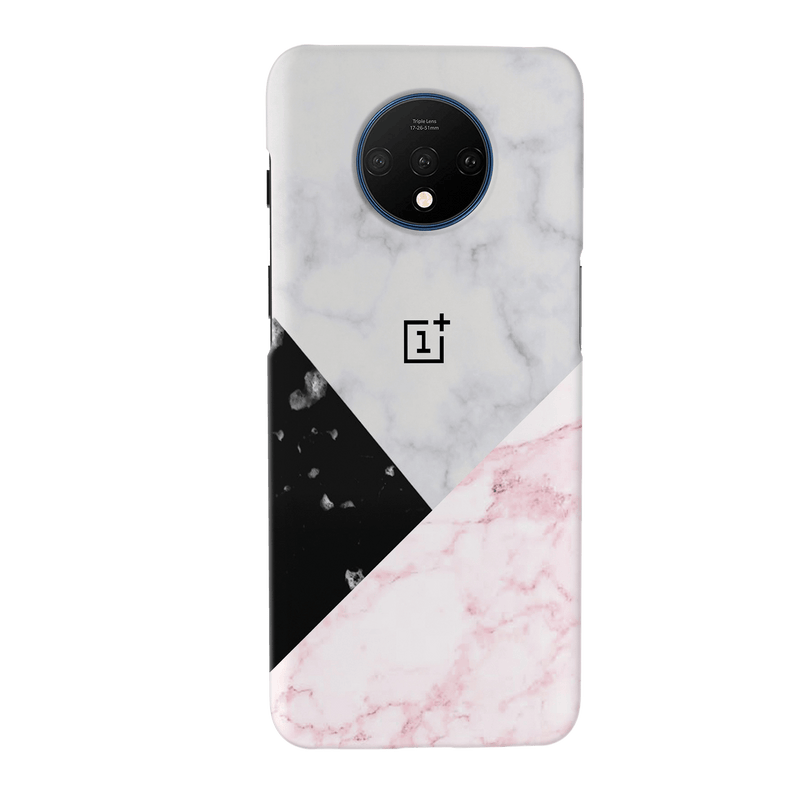 Pink Black & White Marble Pattern Mobile Case Cover For Oneplus 7t