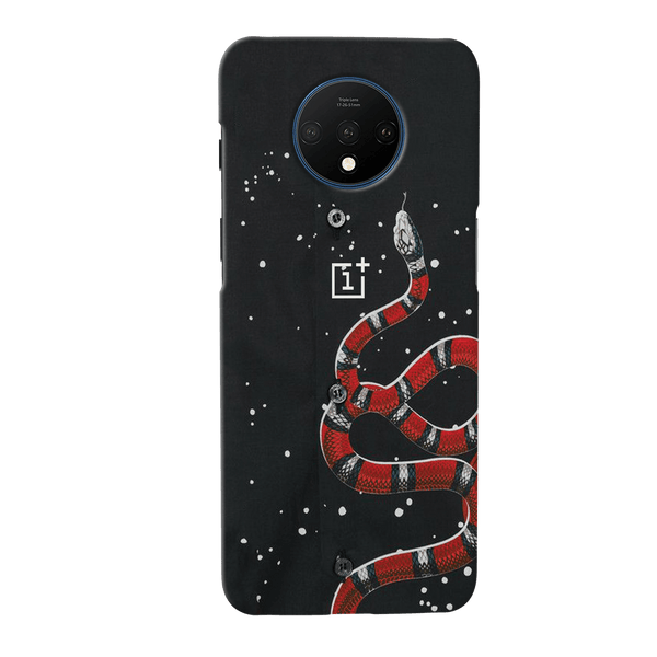 Snake in Galaxy Pattern Mobile Case Cover For Oneplus 7t