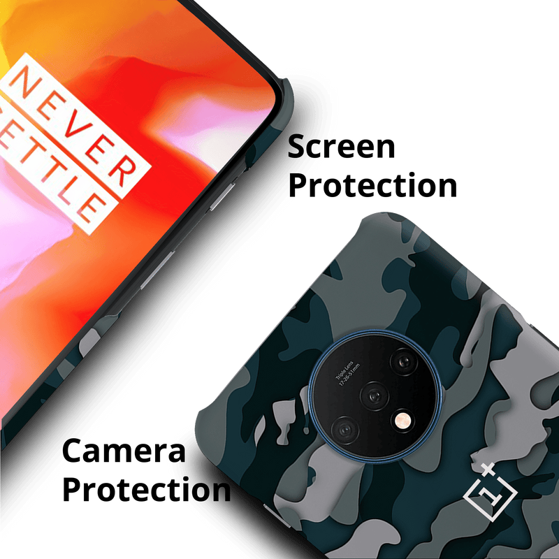 Military Camo Pattern Mobile Case Cover For Oneplus 7t