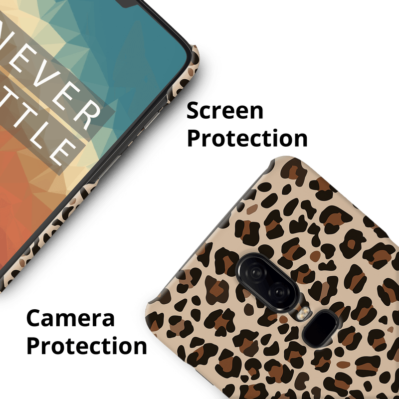 Cheetah Skin Pattern Mobile Case Cover For Oneplus 6