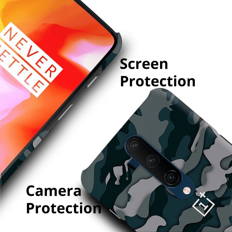 Military Camo Pattern Mobile Case Cover For Oneplus 7t Pro