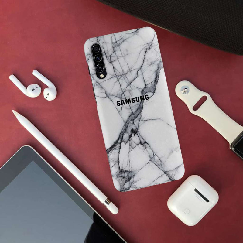 Light Grey Marble Pattern Mobile Case Cover For Galaxy A30S