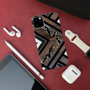 Carpet Pattern Black, White and Brown Pattern Mobile Case Cover For Iphone 11 Pro